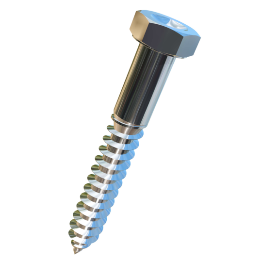 Titanium 1/2 X 3-1/2 Dimpled Head Hex Allied Titanium Lag Screw