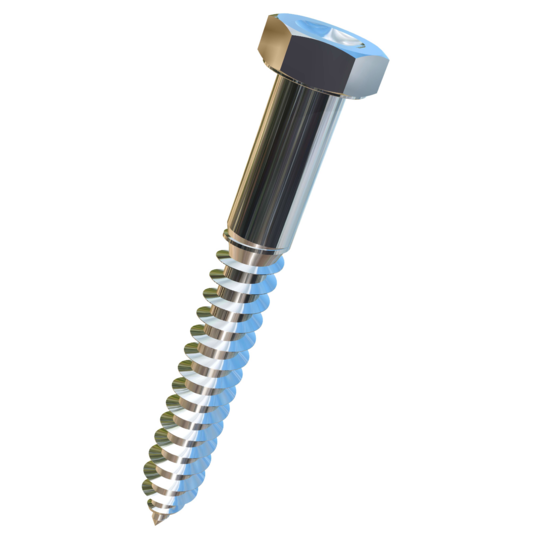 Titanium 1/2 X 4 Dimpled Hex Head Allied Titanium Lag Screw