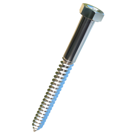 Titanium 1/2 X 5-1/2 Dimpled Hex Head Allied Titanium Lag Screw