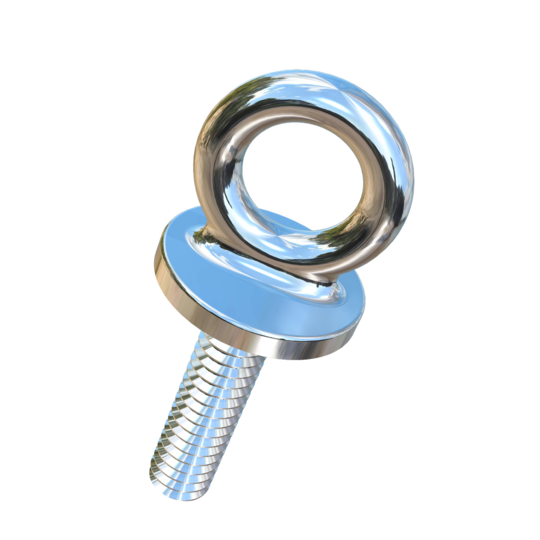 Titanium 1/4-20 X 1 inch UNC Allied Titanium Flanged Eye Bolt