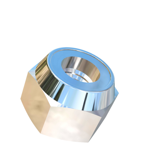 Titanium 1/4-28 UNF Allied Titanium Hex Nylock Nut