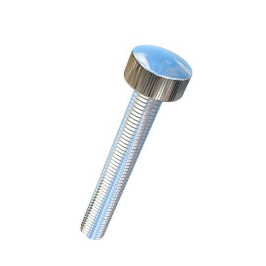 Titanium 1/4-28 X 1-3/4 UNF Knurled Allied Titanium Thumb Screw