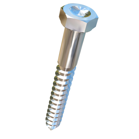 Titanium 3/8 X 3 Dimpled Hex Head Allied Titanium Lag Screw