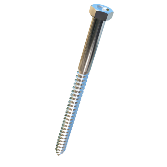 Titanium 3/8 X 5-1/2 Dimpled Hex Head Allied Titanium Lag Screw