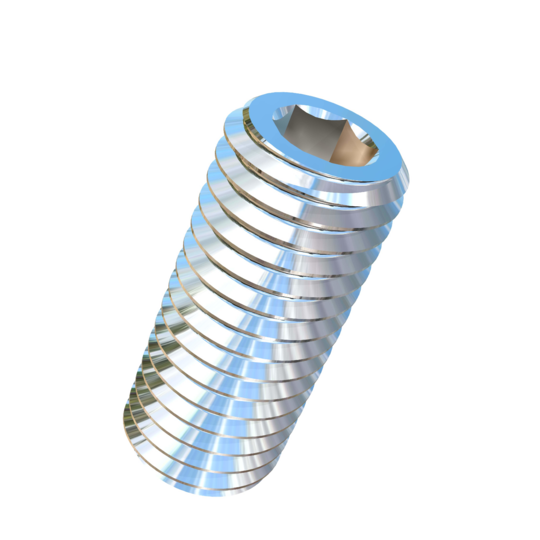 Titanium 5/8-11 X 1-1/2 inch UNC Allied Titanium Set Screw, Socket Drive with Flat Point